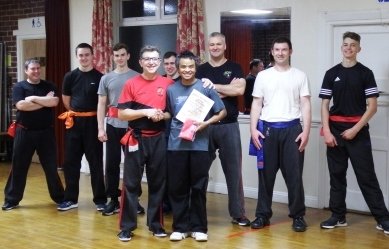 WIrral Kung Fu Academy student grading photo